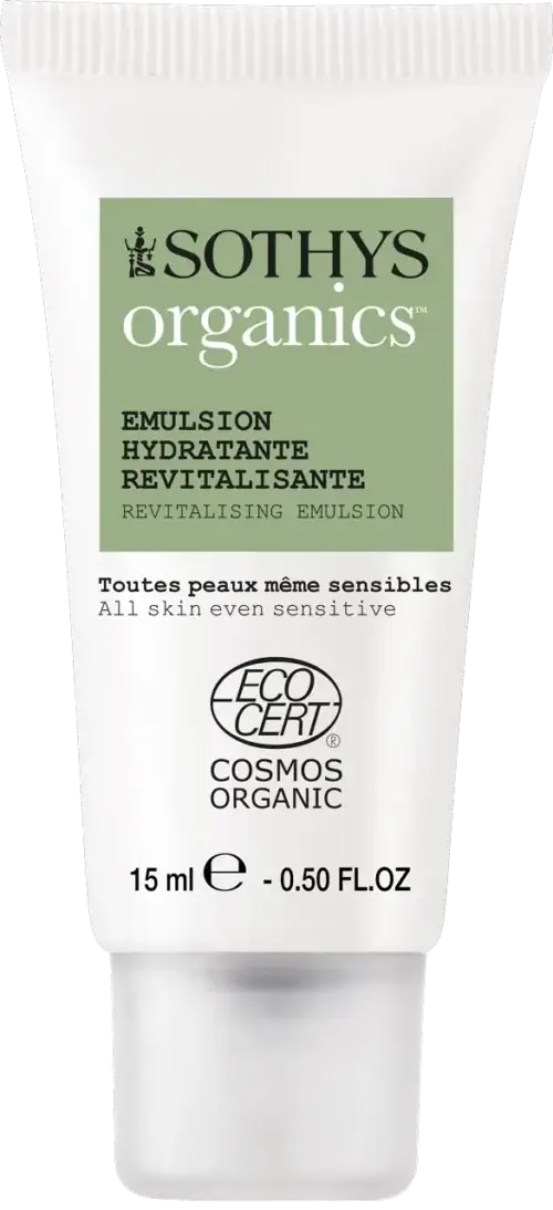 Emulsión hidratante Revitalizante Sothys Organic
