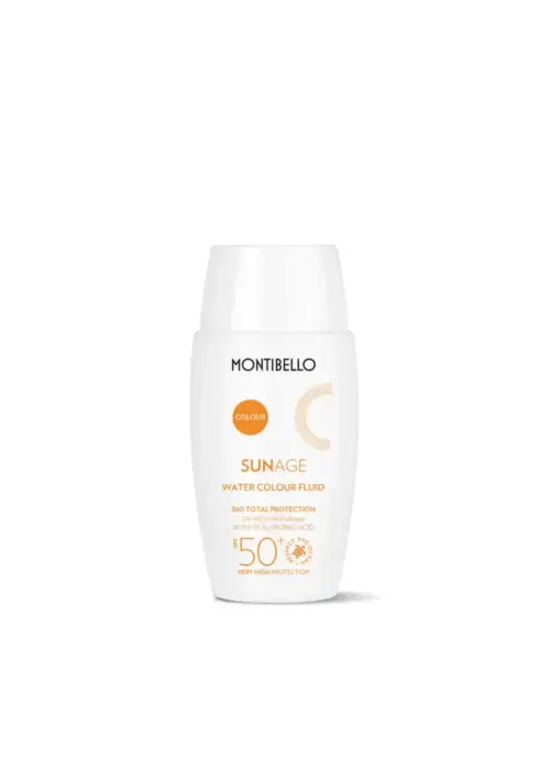 Protector fluido solar Sunage water colour 50 SPF Montibello