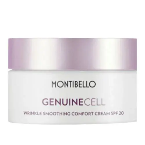 Crema SPF 20 wrinkle smoothing comfort genuinecell Montibello