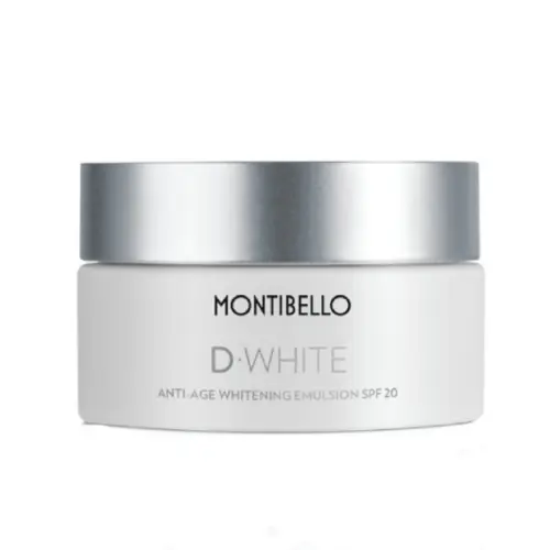 Emulsión facial anti edad SPF20 D White Montibello