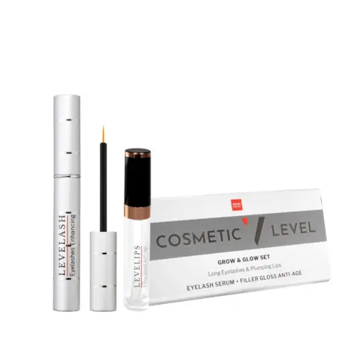 Estuche Sérum Eyelash y Filler gloss anti-age Cosmetic Level